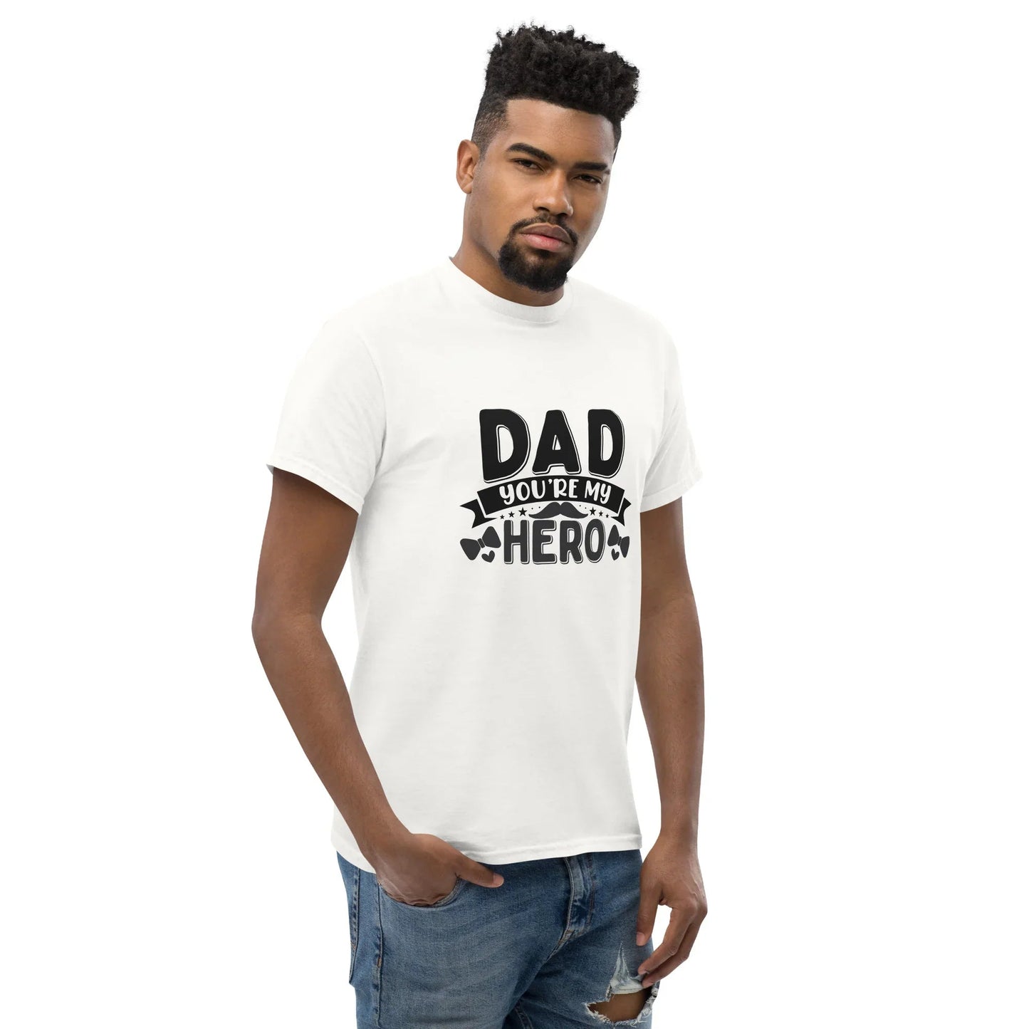 Dad You Are My Hero Unisex Tee, Fathers Day Gift Shirt, Family Appreciation Top, Dad Life - TINMICO
