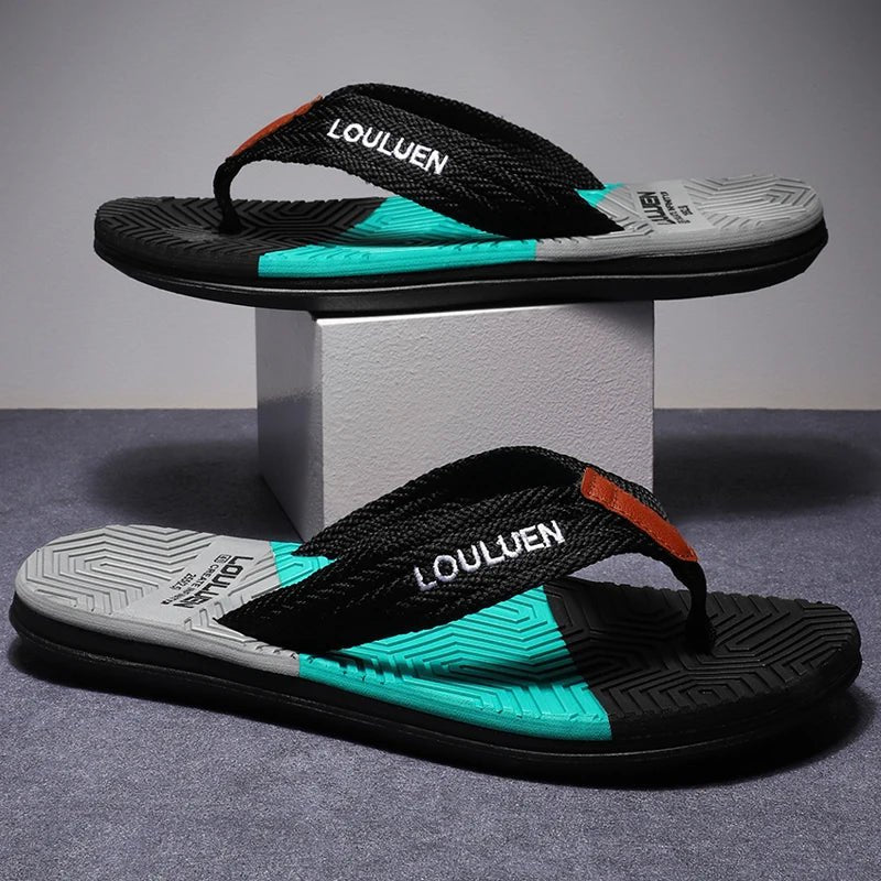 New Flip Flops Summer Beach Flip Flops Men Fashion Breathable Casual Beach Men Slippers Summer Outdoor | TINMICO - TINMICO