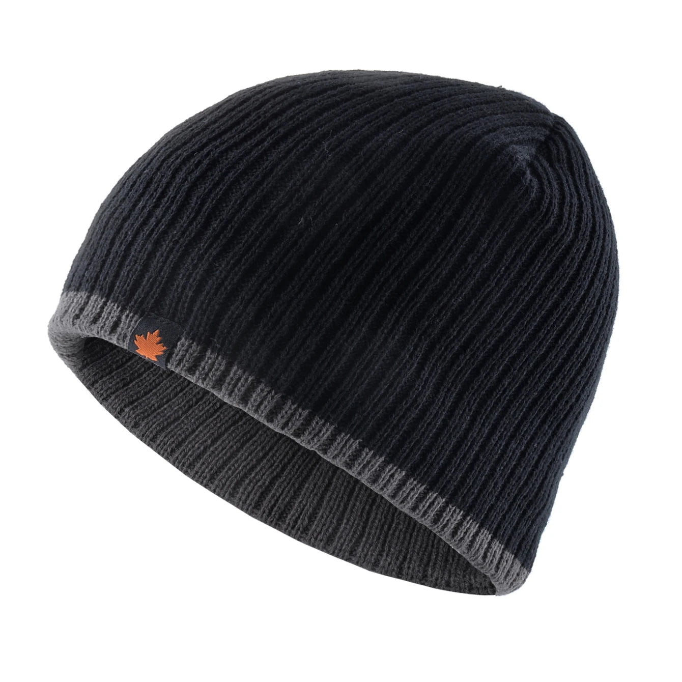 New Hats Men Winter Knitting Thick Beanie Hat Double Layer Solid Color Velvet Warm Bonnet Cap, Men's Skullies Beanies Knitted Wool | TINMICO - TINMICO