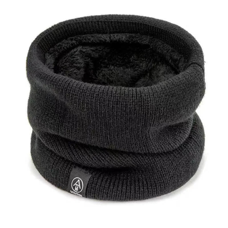 Warm Knitted Scarf Thickened Plush Windproof Winter Neck Gaiter Cold Weather Outdoor Sport Ski Running TINMICO - TINMICO
