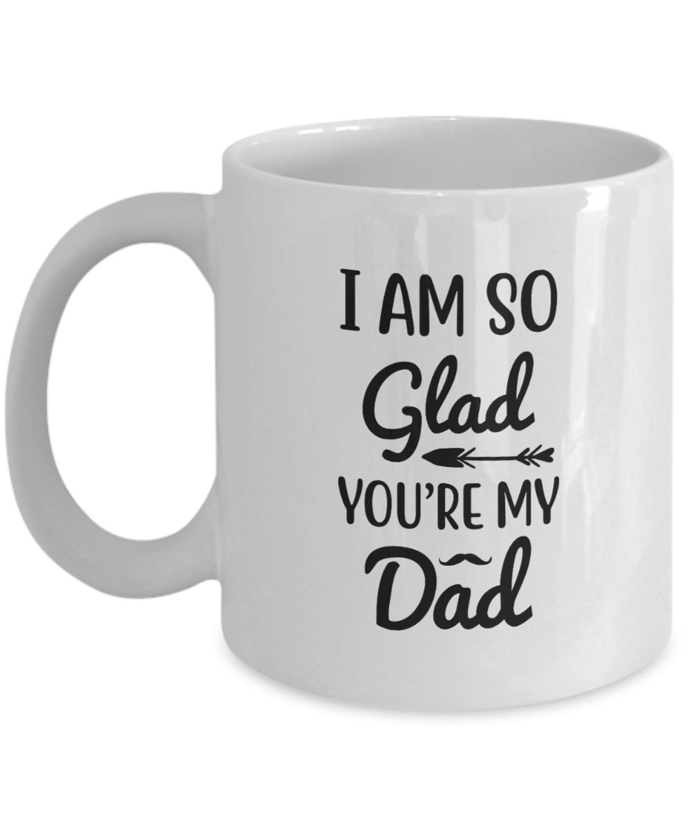 Dad mug, Birthday For Dad On Fathers Day Dear Stepfather Mugs For Dads 11 oz ,Funny White Coffee Mug Dad From Daughter For Best Dad Ever, ma tinmico