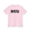 Hustle Kids Tee, Motivational Youth Shirt, Boys and Girls Tee, Active Wear, Trendy Kids Clothing - TINMICO
