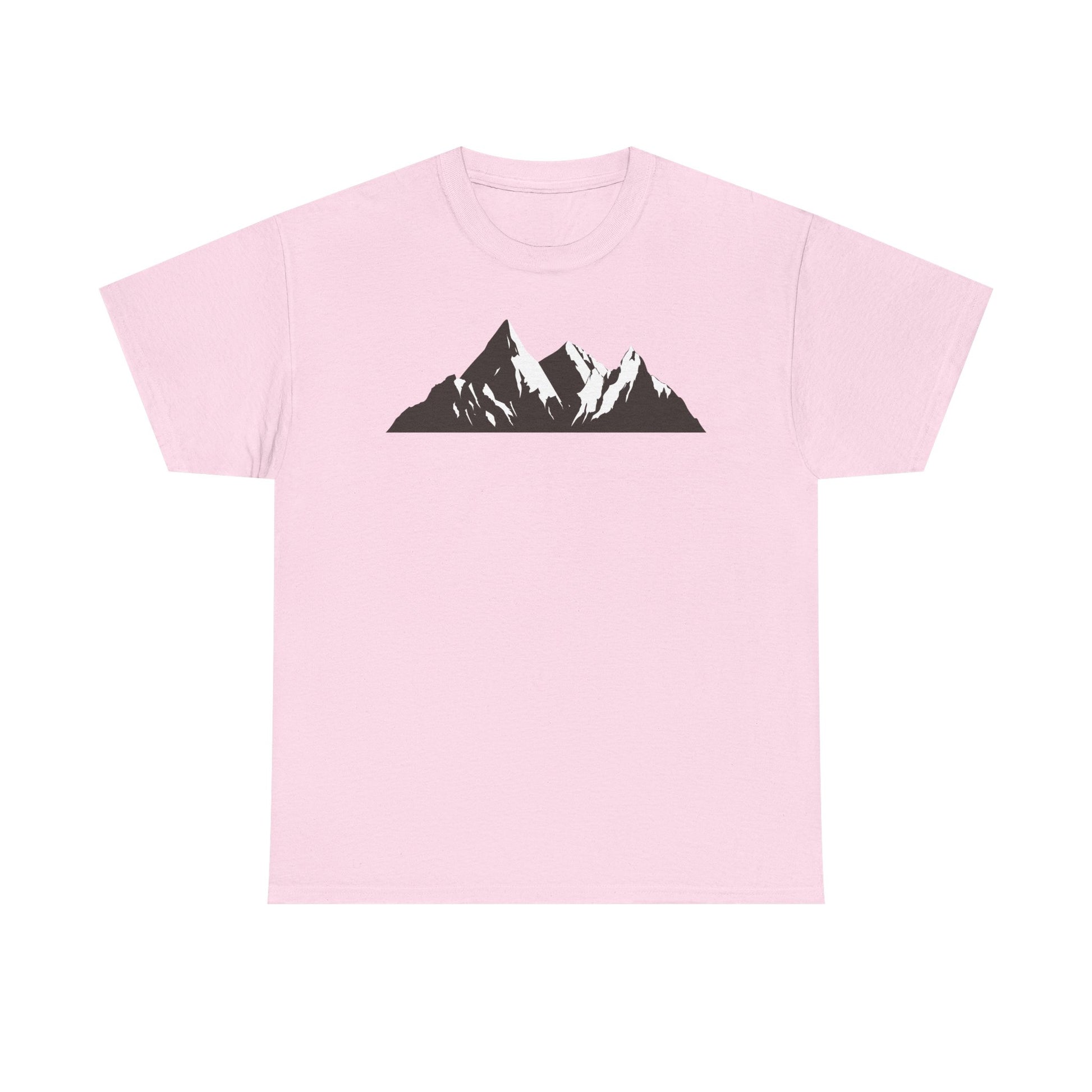 Mountain Art Unisex Heavy Cotton Tee | Adventure T-Shirt, Outdoor Apparel, Nature Lover Gift, Travel Shirt, Hiking Gear - TINMICO