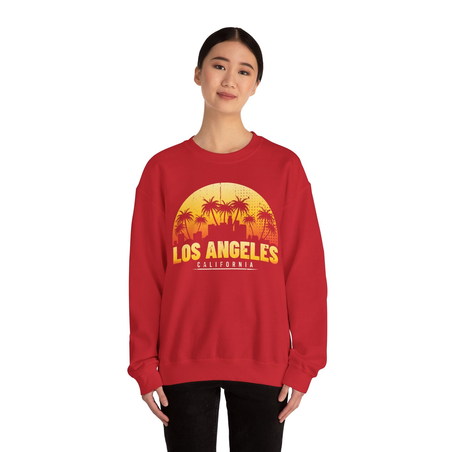 Los Angeles Sweater, California Crewneck, Urban Style Sweatshirt, Travel Gift, Cozy Apparel for Any Occasion - TINMICO