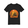 Halloween Youth Short Sleeve Tee, Halloween T-Shirt, Kids Spooky Shirt, Trick or Treat Top, Scary Costume Tee, Fall Celebration Apparel - TINMICO