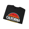 California Sunset Crewneck Sweatshirt, Unisex California Graphic Sweatshirt, Los Angeles Sweatshirt, Beach Vibe Sweatshirt, Casual - TINMICO