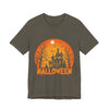 Halloween Unisex Jersey Short Sleeve Tee, Spooky T-Shirt, Halloween Costume Tee, Fall Apparel, Halloween Gift, October Celebration - TINMICO