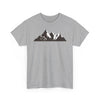 Mountain Art Unisex Heavy Cotton Tee | Adventure T-Shirt, Outdoor Apparel, Nature Lover Gift, Travel Shirt, Hiking Gear - TINMICO