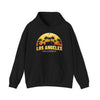 Los Angeles Sunset Hoodie, Unisex Graphic Sweatshirt, California Fashion, Travel Gift, Cozy Streetwear, Summer Essentials - TINMICO