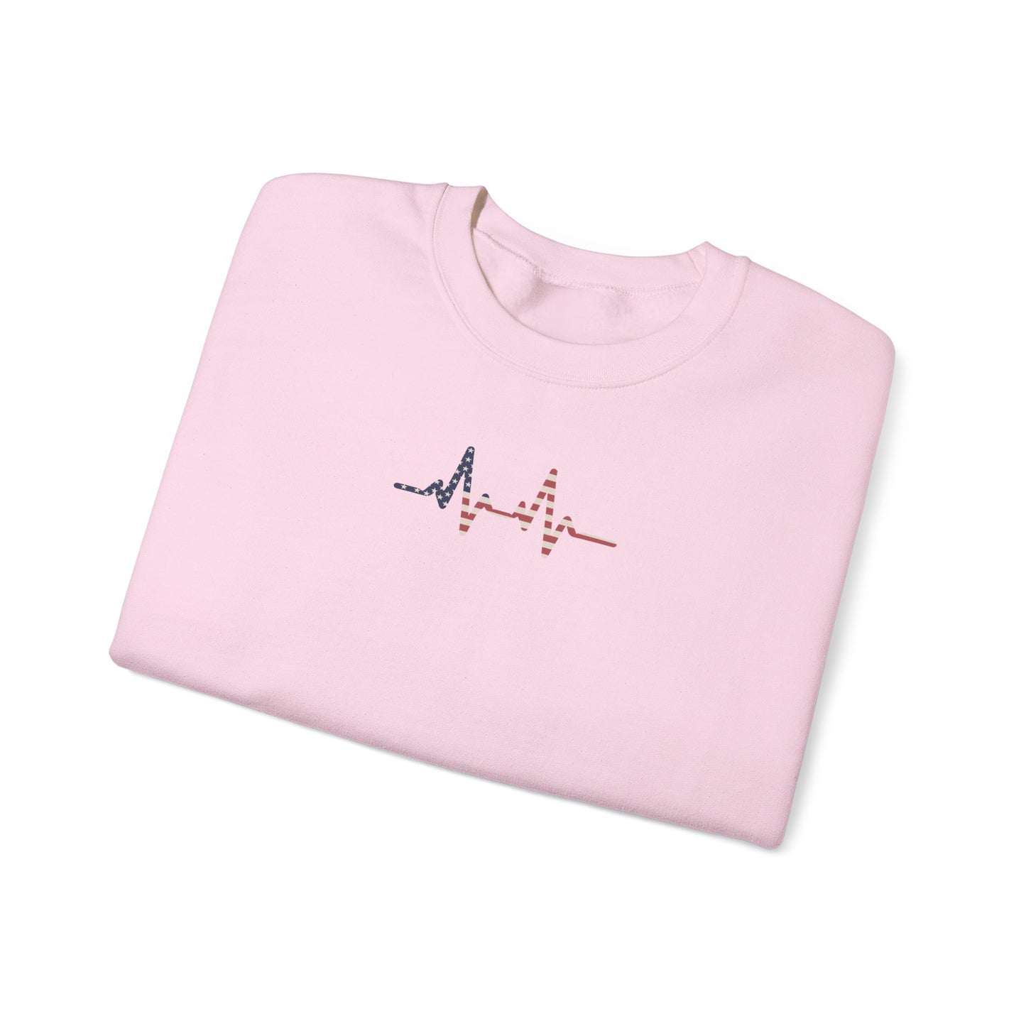 Heartbeat ECG Unisex Sweatshirt, Cozy Crewneck for Medical Professionals, Gift for Nurses, Heart Health Awareness, Casual Fall Wear - TINMICO