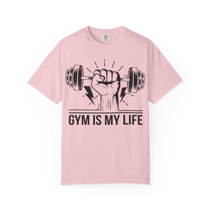 Gym Life T-Shirt | Fitness Apparel, Workout Top, Unisex Tee, Weightlifting Shirt, Activewear Gift - TINMICO