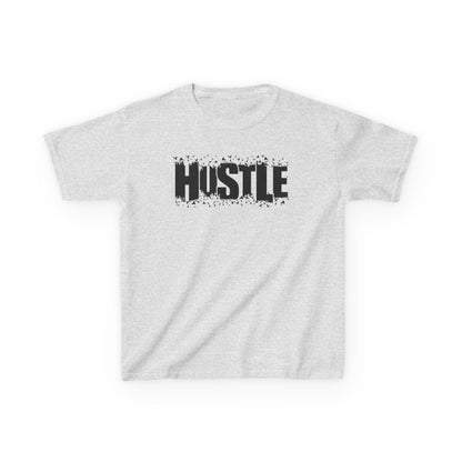 Hustle Kids Tee, Motivational Youth Shirt, Boys and Girls Tee, Active Wear, Trendy Kids Clothing - TINMICO