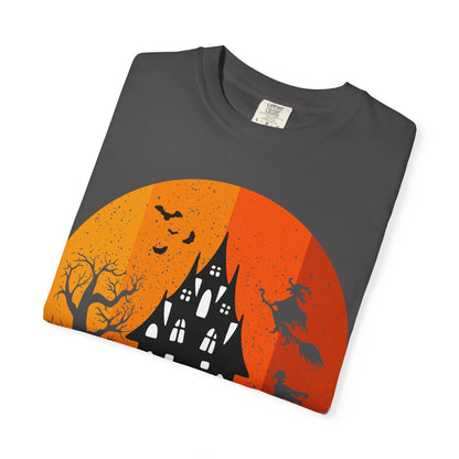 Halloween Themed Unisex T-Shirt, Spooky Shirt, Fall Apparel, Harvest Festival Top, Trick or Treat Tee, Ghostly Design Shirt - TINMICO