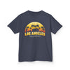 California Kids Tee - Vintage Los Angeles Graphic Cotton T-Shirt, Summer Kids Clothes, Palm Tree Tee, Fun Gift for Kids, Vacation Wear - TINMICO