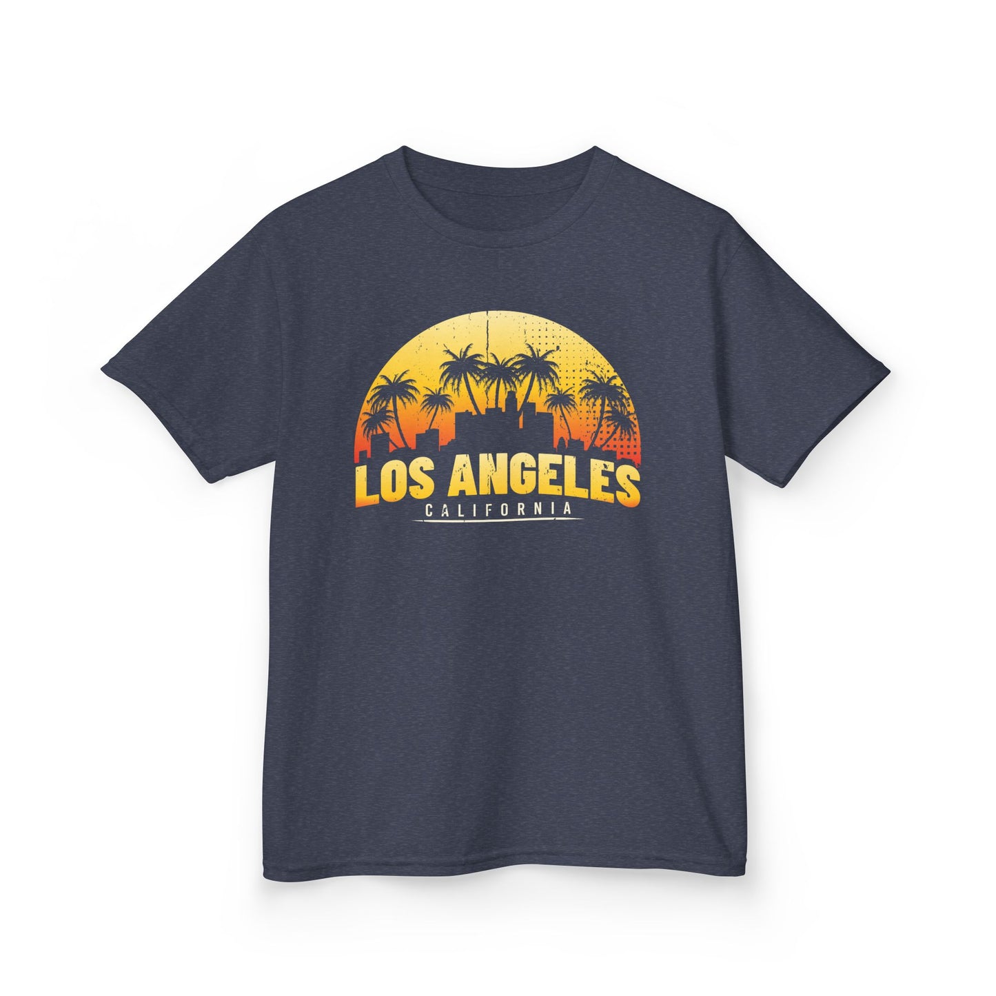 California Kids Tee - Vintage Los Angeles Graphic Cotton T-Shirt, Summer Kids Clothes, Palm Tree Tee, Fun Gift for Kids, Vacation Wear - TINMICO