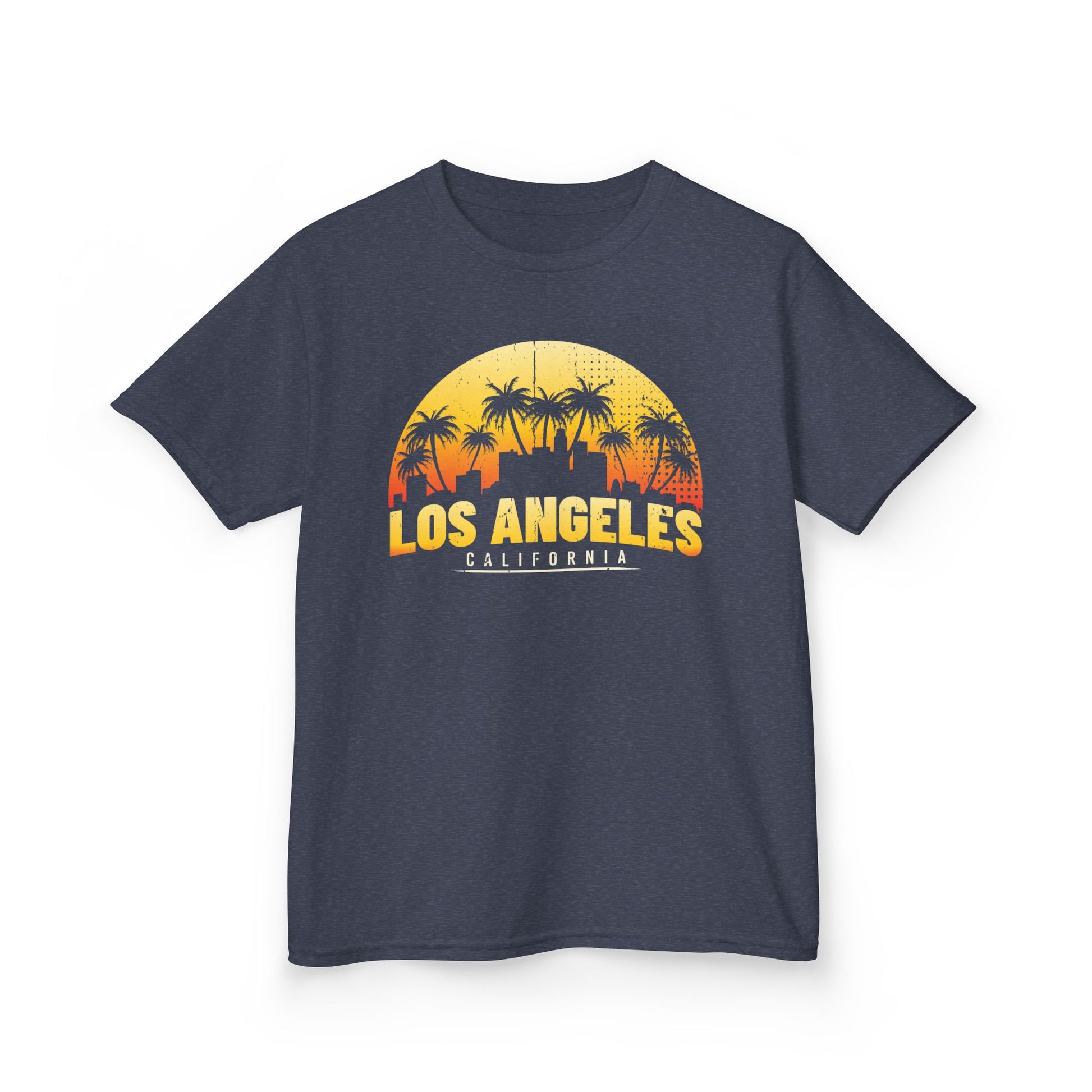 California Kids Tee - Vintage Los Angeles Graphic Cotton T-Shirt, Summer Kids Clothes, Palm Tree Tee, Fun Gift for Kids, Vacation Wear - TINMICO