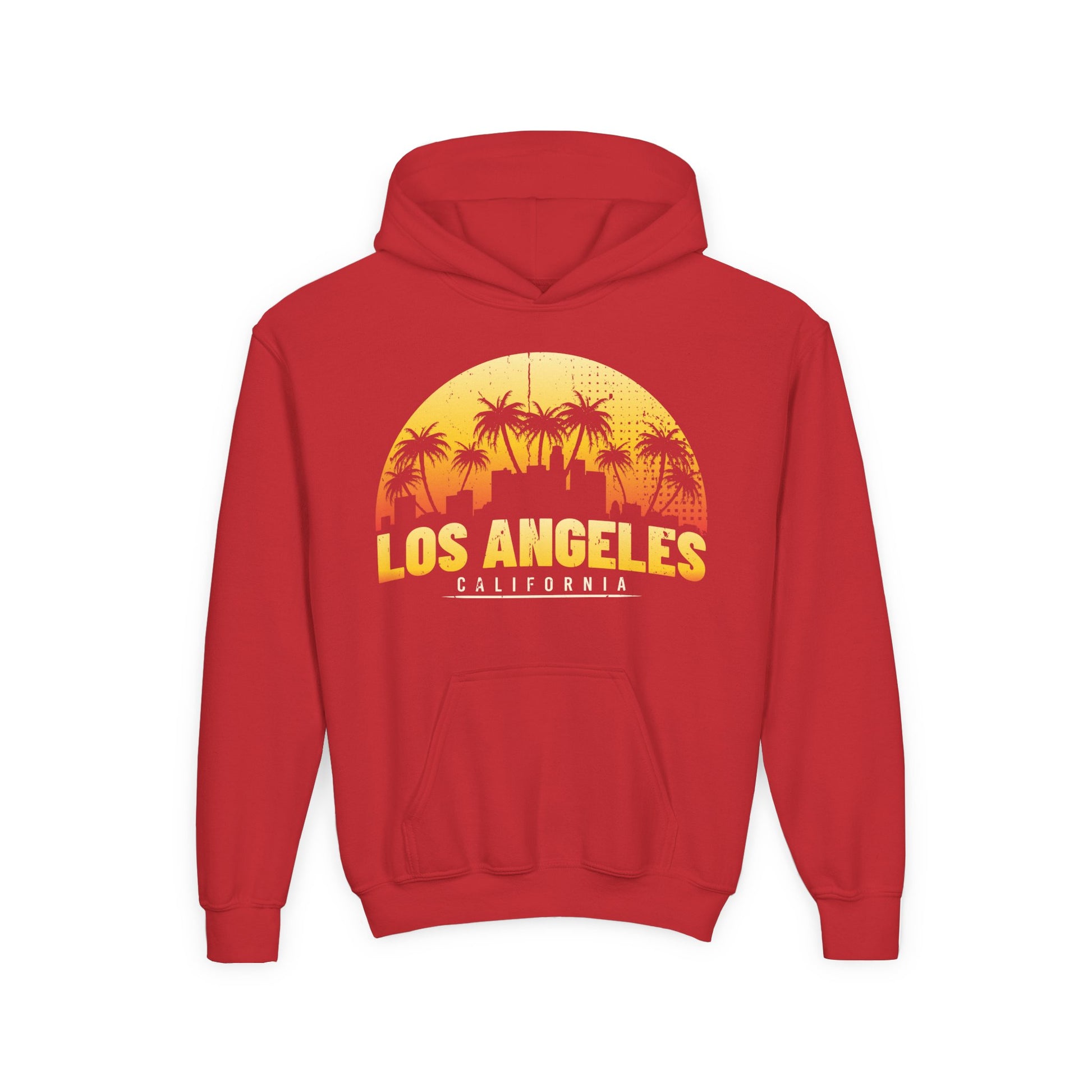 Los Angeles Youth Hoodie, Trendy Los Angeles Sweatshirt for Kids, California Style Sweatshirt, Perfect Gift for Teens, Casual Wear - TINMICO