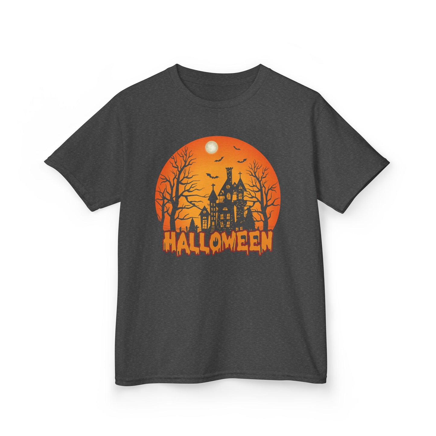 Halloween Kids Tee, Spooky T-Shirt for Children, Holiday Apparel, Costume Party Shirt, Fun Kids Clothing - TINMICO
