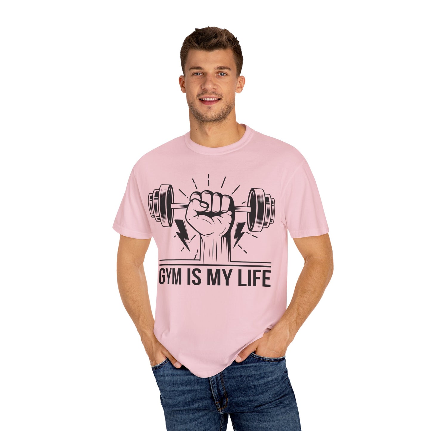 Gym Life T-Shirt | Fitness Apparel, Workout Top, Unisex Tee, Weightlifting Shirt, Activewear Gift - TINMICO
