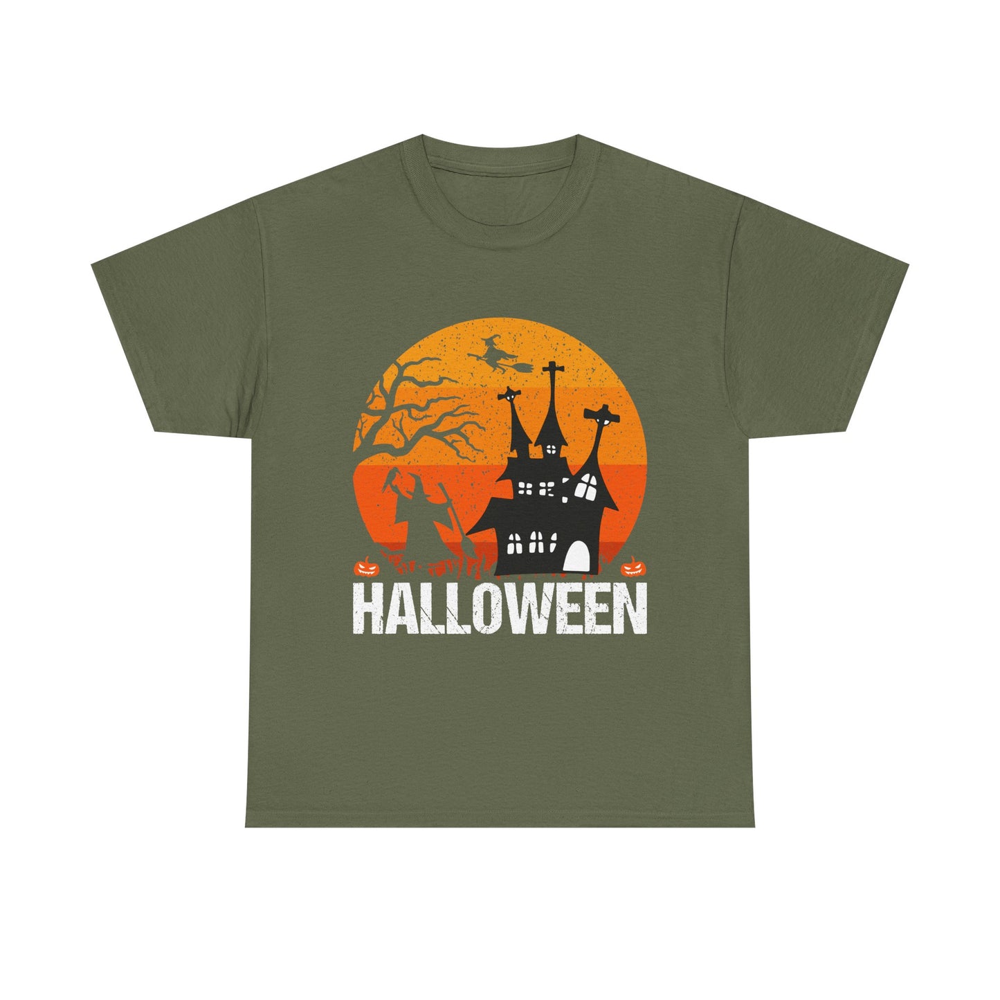 Halloween Themed Unisex Tee, Spooky Cotton Shirt, Halloween Costume Top, Fall Festival Apparel, Trick or Treat Tee - TINMICO