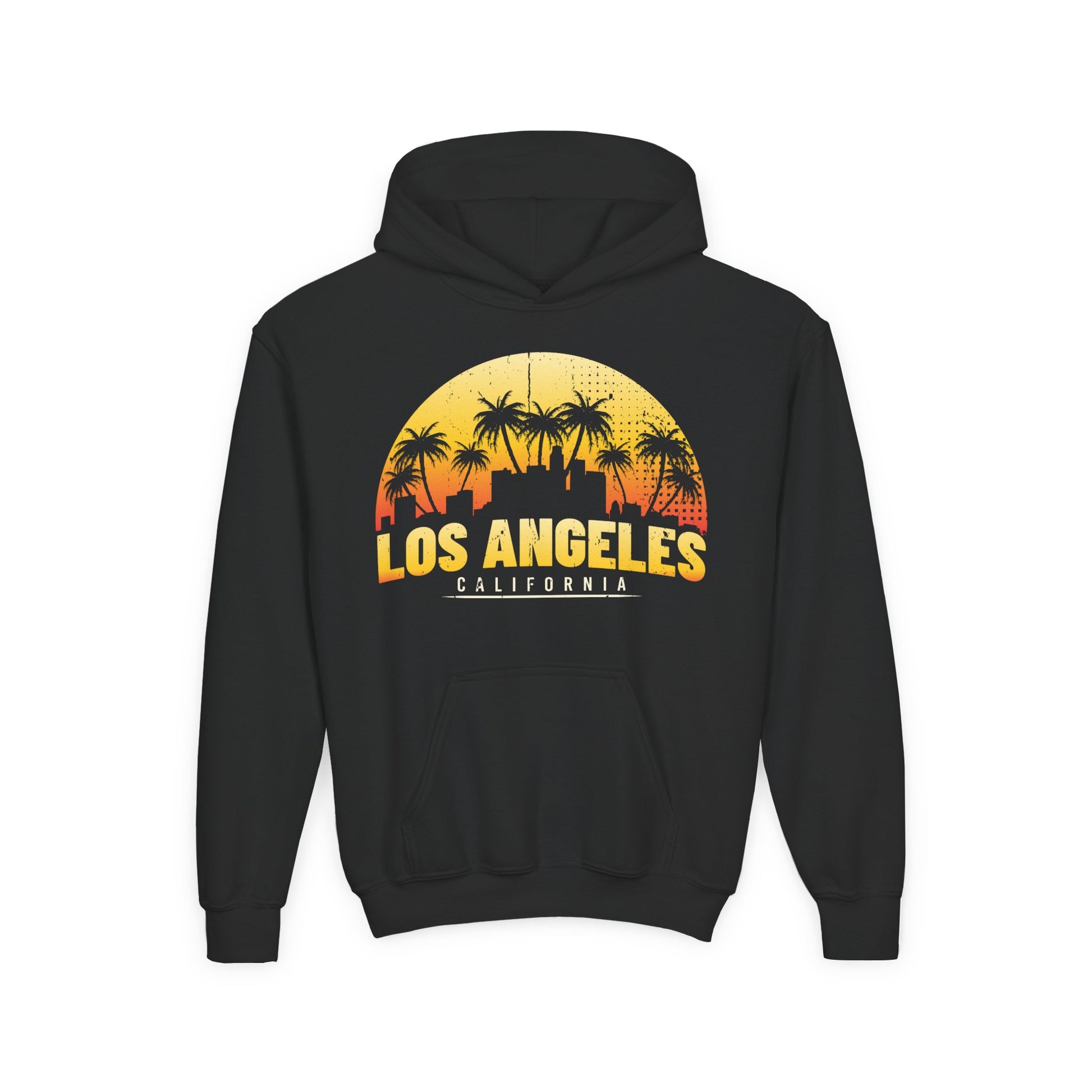 Los Angeles Youth Hoodie, Trendy Los Angeles Sweatshirt for Kids, California Style Sweatshirt, Perfect Gift for Teens, Casual Wear - TINMICO