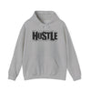 Hustle Hooded Sweatshirt, Cozy Workout Gear, Motivational Apparel, Gift for Entrepreneurs, Stylish Casual Wear - TINMICO