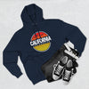 California Sunset Fleece Hoodie, Cozy Sweater, Perfect for Beach Days, Gifts for Her, Summer Vibes - TINMICO