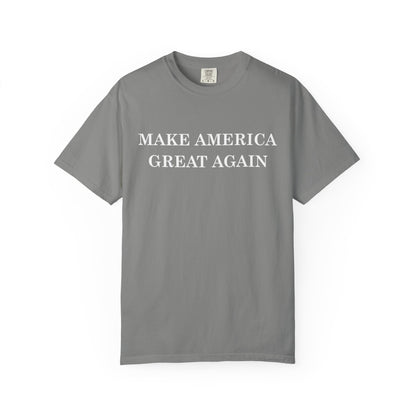 Make America Great Again Unisex Garment-Dyed T-Shirt, Casual Wear, Graphic Tee, Soft Cotton Shirt, Gift for Friends - TINMICO