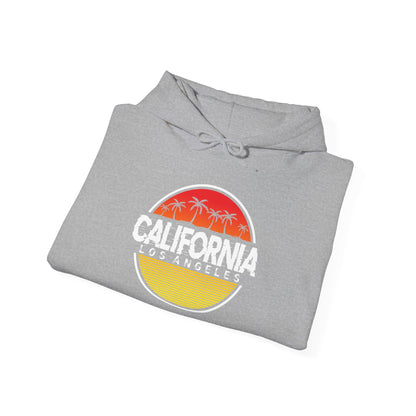 California Sunset Hoodie, Unisex Sweatshirt, Cozy California Vibes, Los Angeles Apparel, Gift for Him/Her, Casual Wear - TINMICO