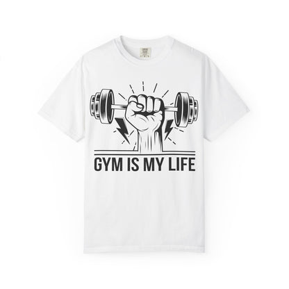 Gym Life T-Shirt | Fitness Apparel, Workout Top, Unisex Tee, Weightlifting Shirt, Activewear Gift - TINMICO