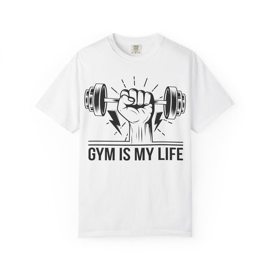 Gym Life T-Shirt | Fitness Apparel, Workout Top, Unisex Tee, Weightlifting Shirt, Activewear Gift - TINMICO