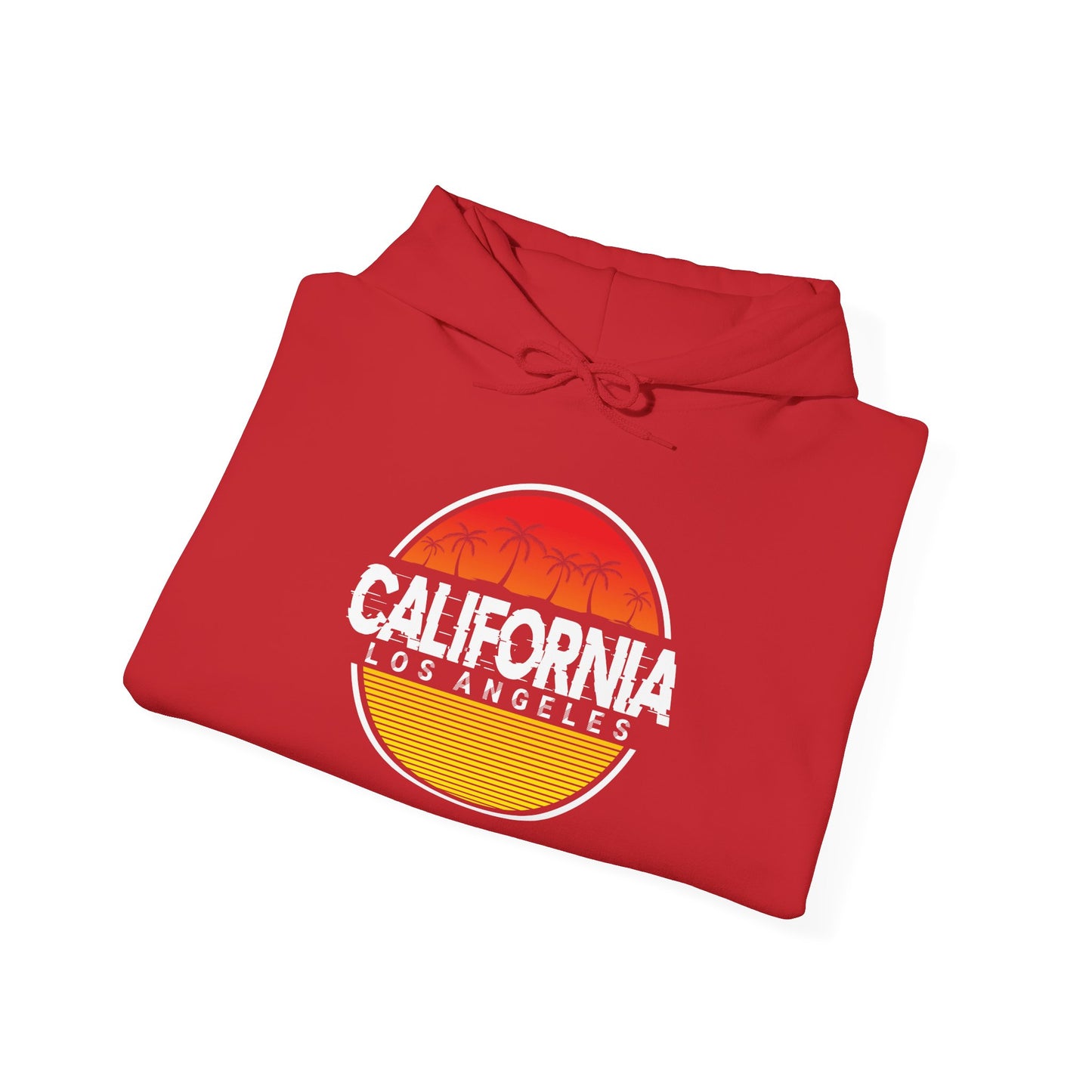 California Sunset Hoodie, Unisex Sweatshirt, Cozy California Vibes, Los Angeles Apparel, Gift for Him/Her, Casual Wear - TINMICO