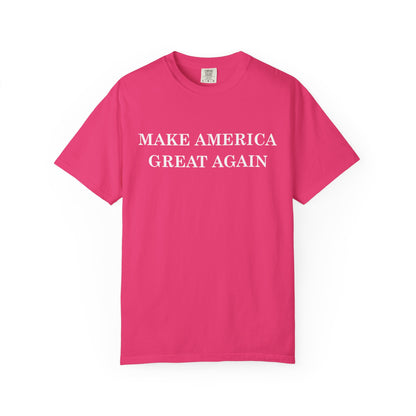 Make America Great Again Unisex Garment-Dyed T-Shirt, Casual Wear, Graphic Tee, Soft Cotton Shirt, Gift for Friends - TINMICO