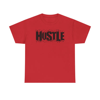 Hustle Unisex Heavy Cotton Tee, Motivational T-Shirt, Fitness Apparel, Trendy Gift, Everyday Casual Wear - TINMICO