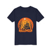 Halloween Youth Short Sleeve Tee, Halloween T-Shirt, Kids Spooky Shirt, Trick or Treat Top, Scary Costume Tee, Fall Celebration Apparel - TINMICO