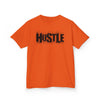 Hustle Kids Tee, Motivational Youth Shirt, Boys and Girls Tee, Active Wear, Trendy Kids Clothing - TINMICO