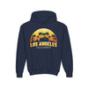 Los Angeles Youth Hoodie, Trendy Los Angeles Sweatshirt for Kids, California Style Sweatshirt, Perfect Gift for Teens, Casual Wear - TINMICO