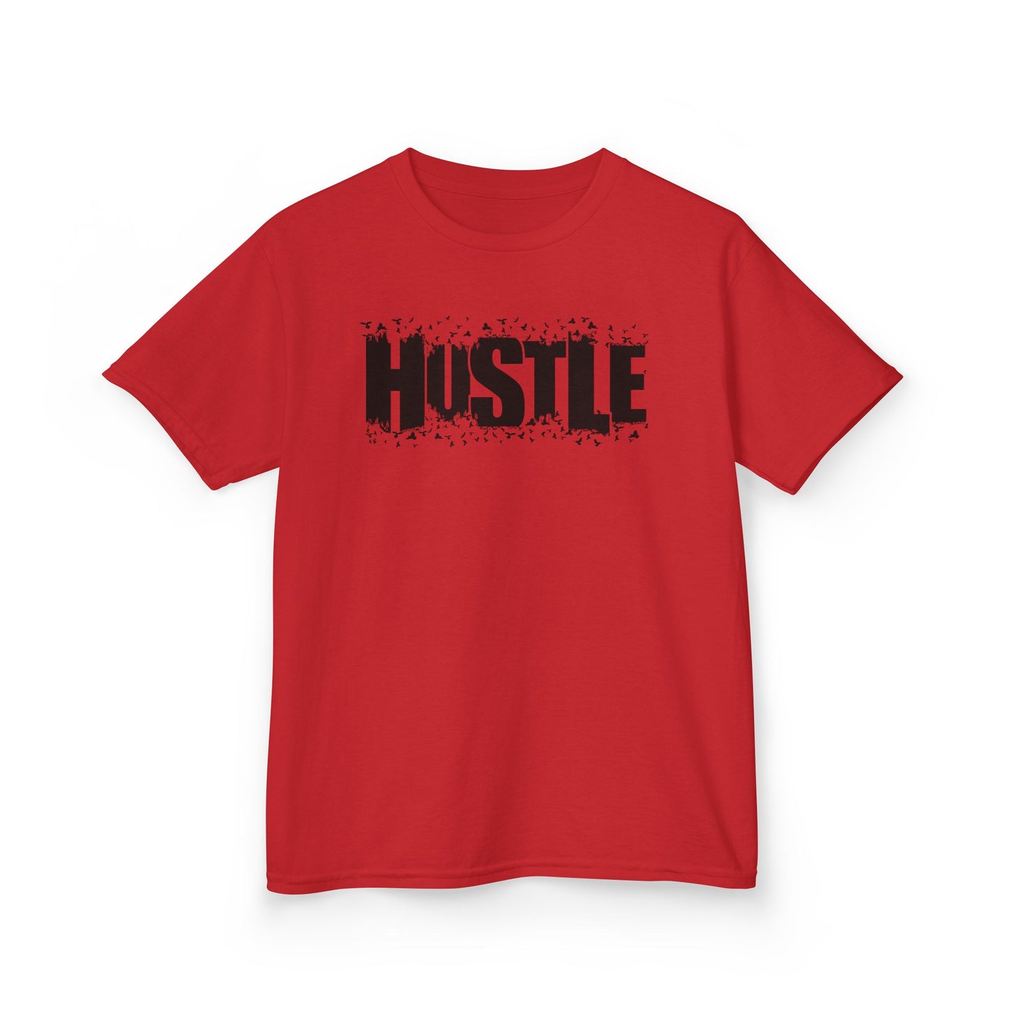 Hustle Kids Tee, Motivational Youth Shirt, Boys and Girls Tee, Active Wear, Trendy Kids Clothing - TINMICO
