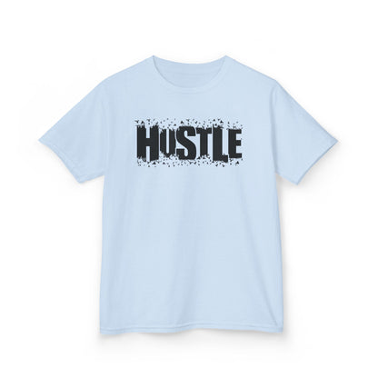 Hustle Kids Tee, Motivational Youth Shirt, Boys and Girls Tee, Active Wear, Trendy Kids Clothing - TINMICO