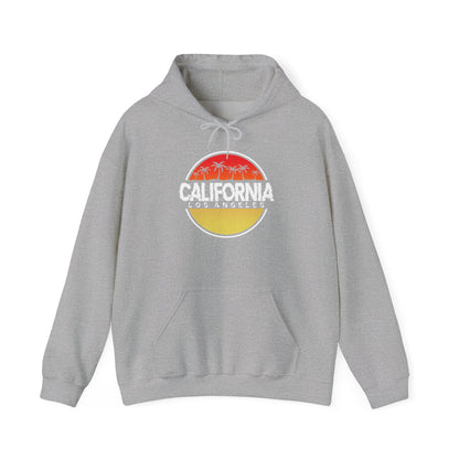California Sunset Hoodie, Unisex Sweatshirt, Cozy California Vibes, Los Angeles Apparel, Gift for Him/Her, Casual Wear - TINMICO