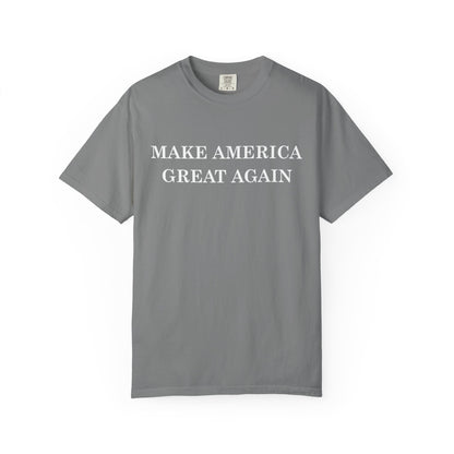 Make America Great Again Unisex Garment-Dyed T-Shirt, Casual Wear, Graphic Tee, Soft Cotton Shirt, Gift for Friends - TINMICO