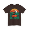 Halloween Unisex Heavy Cotton Tee, Spooky Tee, Halloween Gift, Fall Shirt, Costume Party Top, Ghostly Apparel - TINMICO