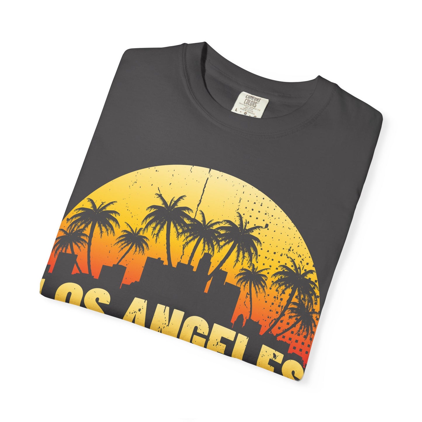 Los Angeles Sunset T-Shirt, California Graphic Tee, Beachwear, Vacation Shirt, Travel Gift, Summer Outfit - TINMICO