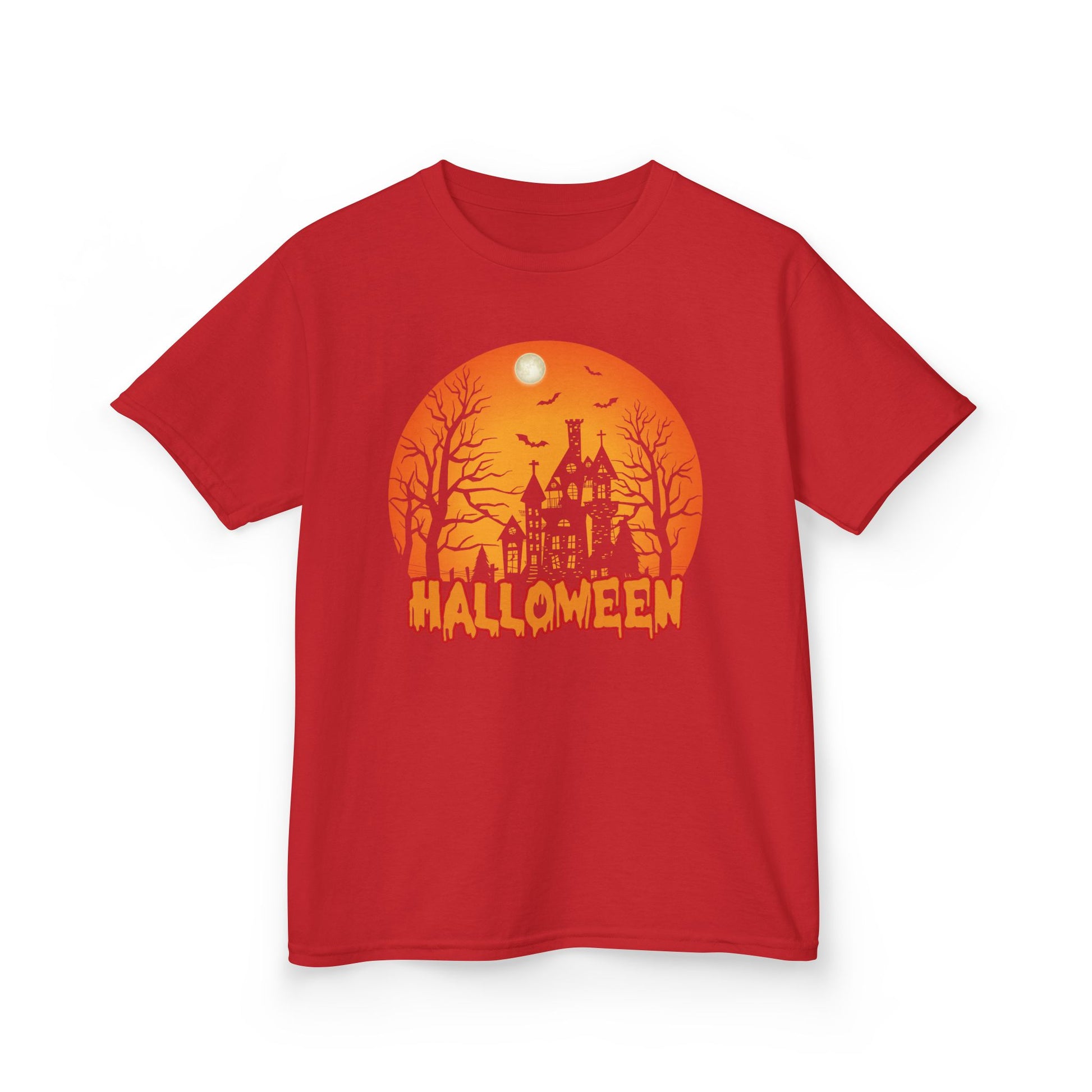 Halloween Kids Tee, Spooky T-Shirt for Children, Holiday Apparel, Costume Party Shirt, Fun Kids Clothing - TINMICO