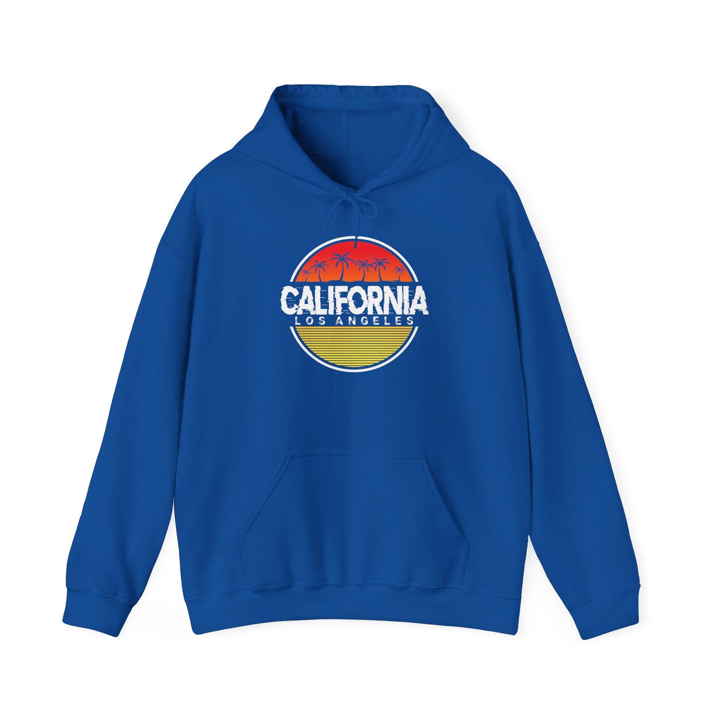 California Sunset Hoodie, Unisex Sweatshirt, Cozy California Vibes, Los Angeles Apparel, Gift for Him/Her, Casual Wear - TINMICO