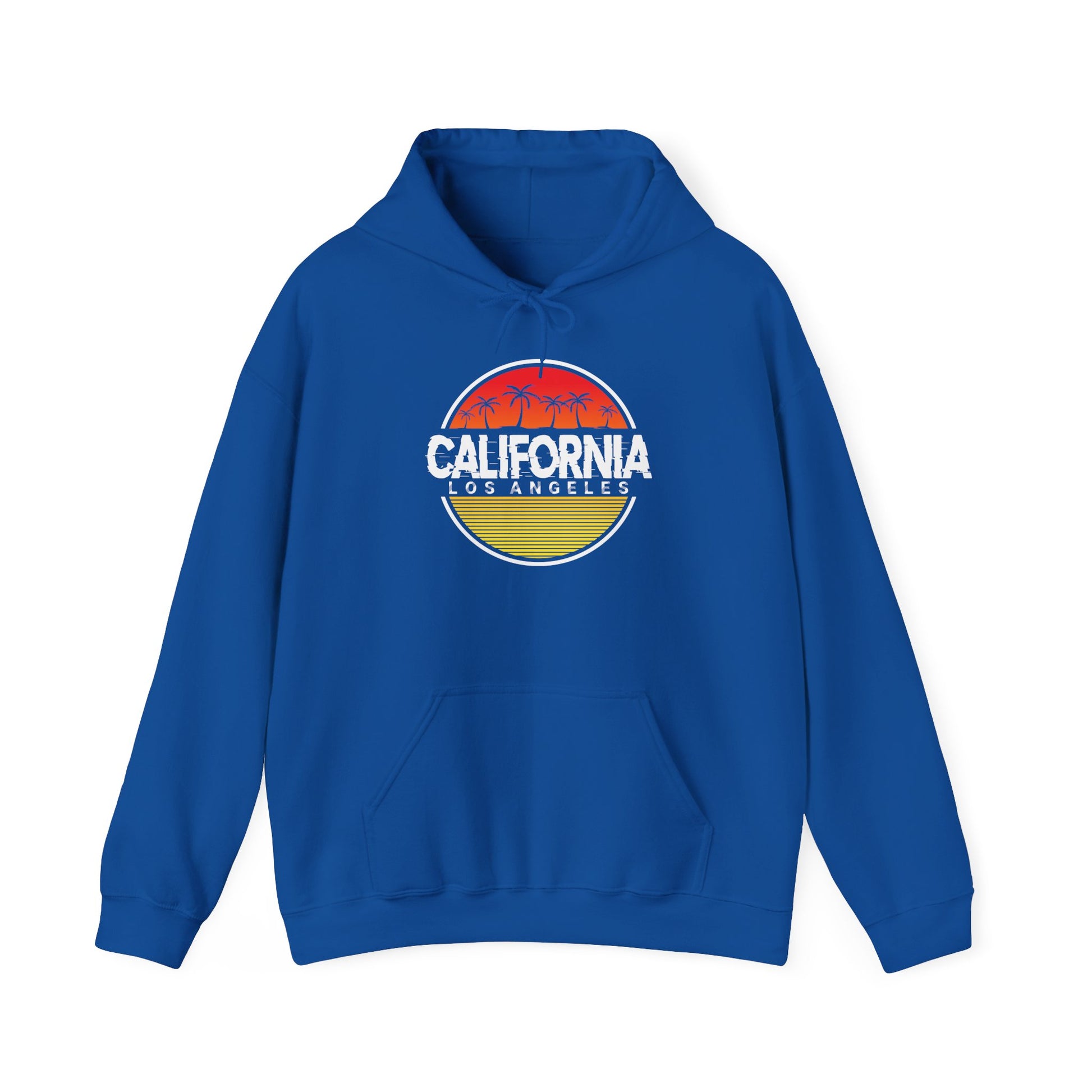 California Sunset Hoodie, Unisex Sweatshirt, Cozy California Vibes, Los Angeles Apparel, Gift for Him/Her, Casual Wear - TINMICO