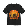 Halloween Unisex Jersey Short Sleeve Tee, Spooky T-Shirt, Halloween Costume Tee, Fall Apparel, Halloween Gift, October Celebration - TINMICO