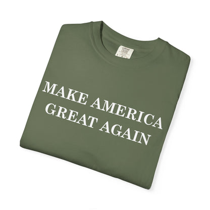 Make America Great Again Unisex Garment-Dyed T-Shirt, Casual Wear, Graphic Tee, Soft Cotton Shirt, Gift for Friends - TINMICO