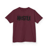 Hustle Kids Tee, Motivational Youth Shirt, Boys and Girls Tee, Active Wear, Trendy Kids Clothing - TINMICO