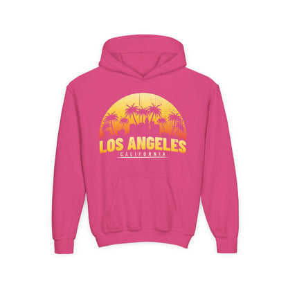 Los Angeles Youth Hoodie, Trendy Los Angeles Sweatshirt for Kids, California Style Sweatshirt, Perfect Gift for Teens, Casual Wear - TINMICO